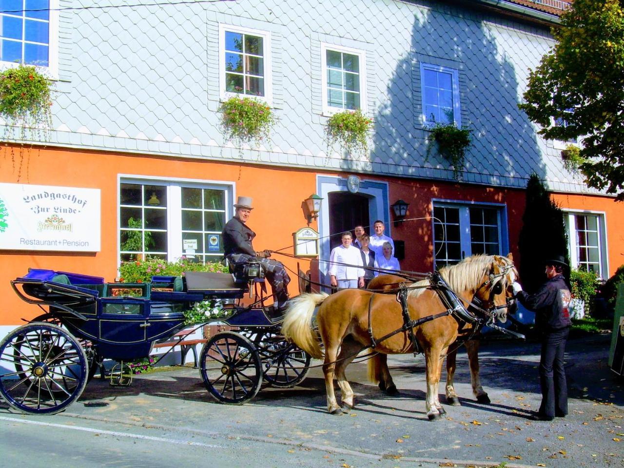 Landgasthof "Zur Linde" Dreba Exteriér fotografie